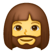 Woman: Beard on Samsung