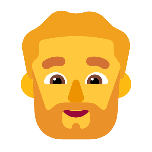 Man: Beard on Microsoft Fluent