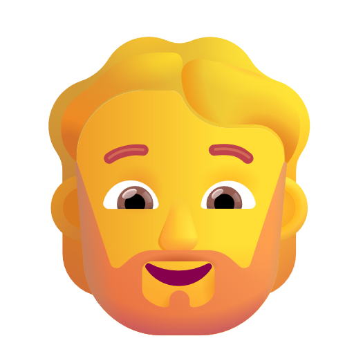 Bearded Person on Microsoft 3D