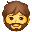 Bearded Person on Samsung