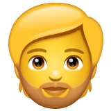 Bearded Person on WhatsApp