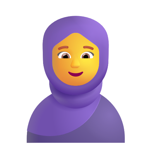 Person With Headscarf on Microsoft 3D