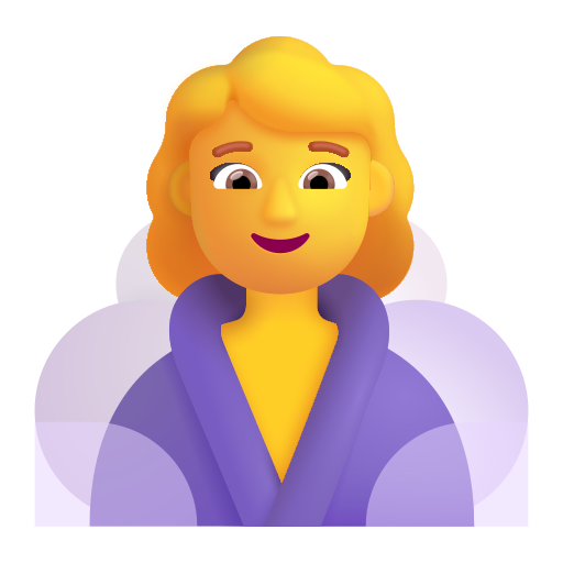Woman In Steamy Room on Microsoft 3D