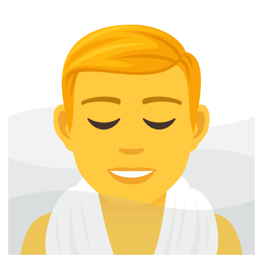 Man In Steamy Room on JoyPixels