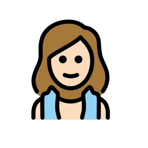 Woman In Steamy Room: Light Skin Tone on OpenMoji