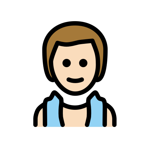 Man In Steamy Room: Light Skin Tone on OpenMoji