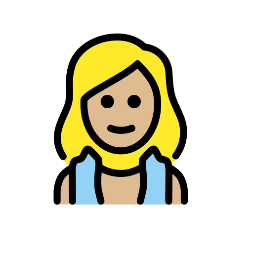 Woman In Steamy Room: Medium-Light Skin Tone on OpenMoji