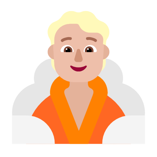 Person In Steamy Room: Medium-Light Skin Tone on Microsoft Fluent