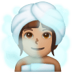 Woman In Steamy Room: Medium Skin Tone on Samsung
