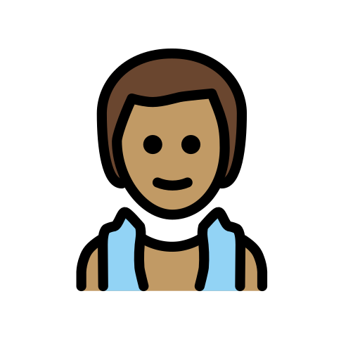Man In Steamy Room: Medium Skin Tone on OpenMoji
