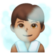 Man In Steamy Room: Medium Skin Tone on Samsung