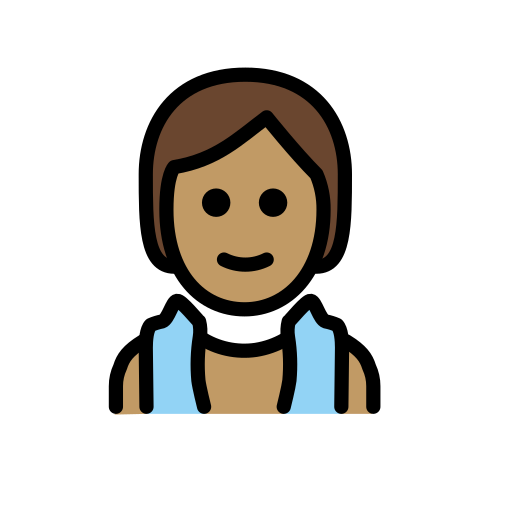 Person In Steamy Room: Medium Skin Tone on OpenMoji