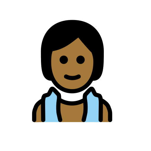 Person In Steamy Room: Medium-Dark Skin Tone on OpenMoji