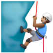 Man Climbing: Medium Skin Tone on Samsung
