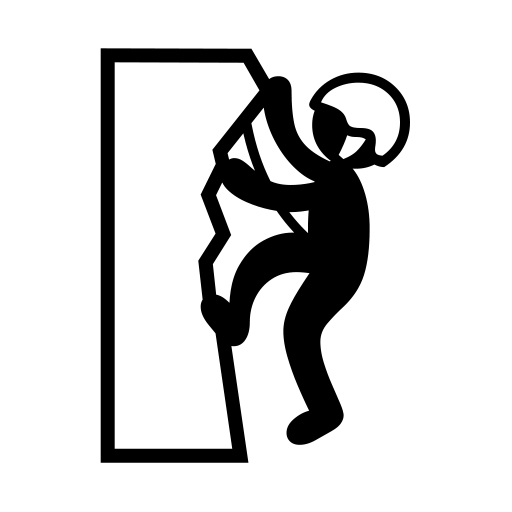 Person Climbing on Noto Emoji