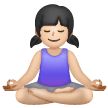 Woman In Lotus Position: Light Skin Tone on Samsung