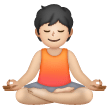 Person In Lotus Position: Light Skin Tone on Samsung