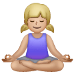 Woman In Lotus Position: Medium-Light Skin Tone on Samsung