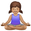 Woman In Lotus Position: Medium Skin Tone on Samsung
