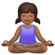 Woman In Lotus Position: Medium-Dark Skin Tone on Samsung