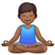 Man In Lotus Position: Medium-Dark Skin Tone on Samsung