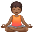 Person In Lotus Position: Medium-Dark Skin Tone on Samsung
