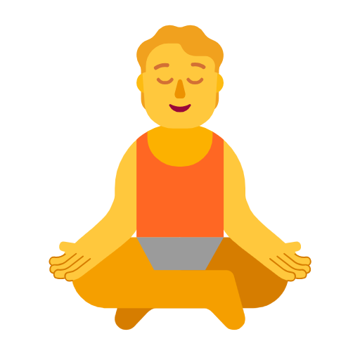 Person In Lotus Position on Microsoft Fluent