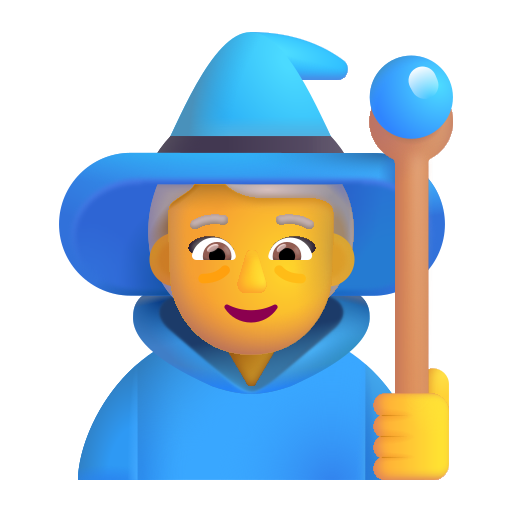Woman Mage on Microsoft 3D