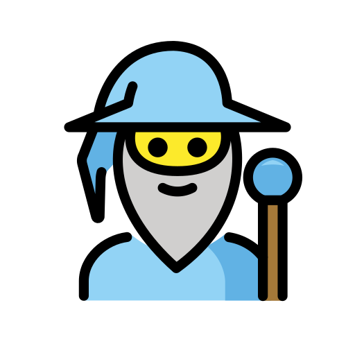 Man Mage on OpenMoji