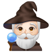 Man Mage: Light Skin Tone on Samsung