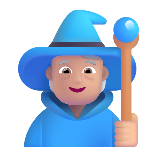 Mage: Medium-Light Skin Tone on Microsoft 3D