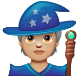 Mage: Medium-Light Skin Tone on WhatsApp