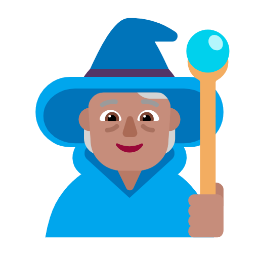 Mage: Medium Skin Tone on Microsoft Fluent