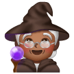 Woman Mage: Medium-Dark Skin Tone on Samsung