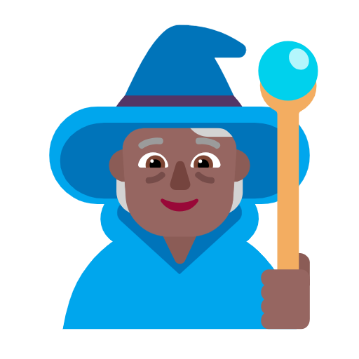 Mage: Medium-Dark Skin Tone on Microsoft Fluent