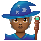 Mage: Medium-Dark Skin Tone on WhatsApp