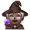 Woman Mage: Dark Skin Tone on Samsung