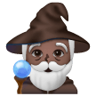 Man Mage: Dark Skin Tone on Samsung