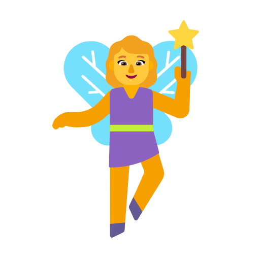 Woman Fairy on Microsoft Fluent