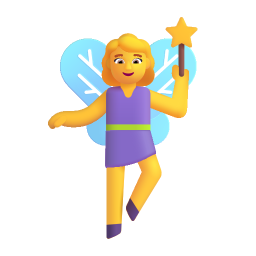 Woman Fairy on Microsoft 3D