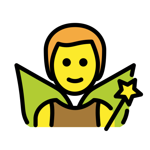 Man Fairy on OpenMoji
