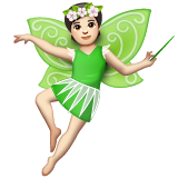 Fairy: Light Skin Tone on WhatsApp