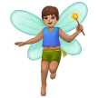 Man Fairy: Medium Skin Tone on Samsung