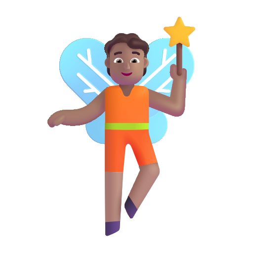 Fairy: Medium Skin Tone on Microsoft 3D