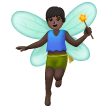 Man Fairy: Dark Skin Tone on Samsung