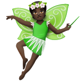 Fairy: Dark Skin Tone on WhatsApp