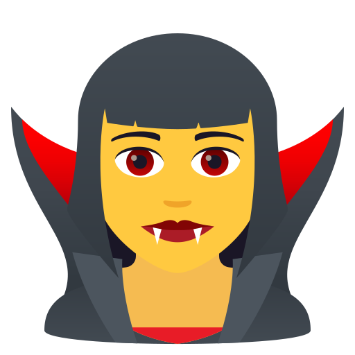 Woman Vampire on JoyPixels