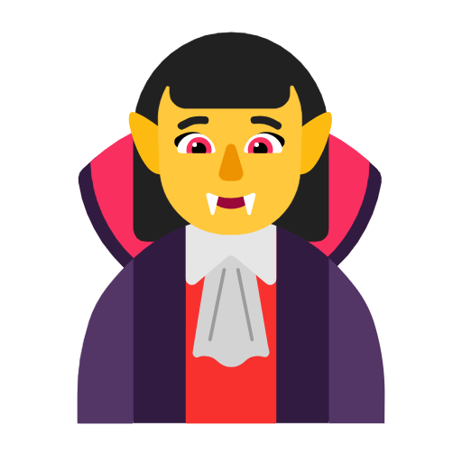 Woman Vampire on Microsoft Fluent