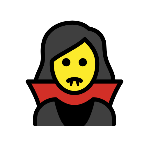 Woman Vampire on OpenMoji
