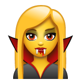 Woman Vampire on WhatsApp